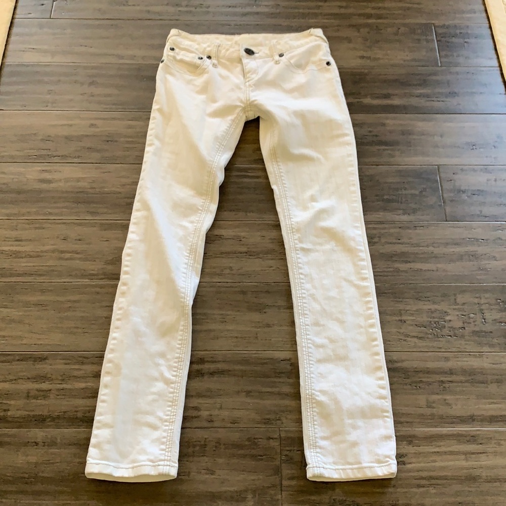 Free People White Jeans